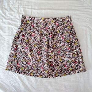 Floral Print Mini Skirt